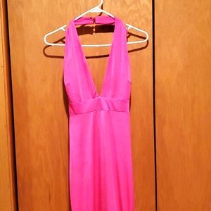 Fashion Nova, Size Med, Pink long Dress